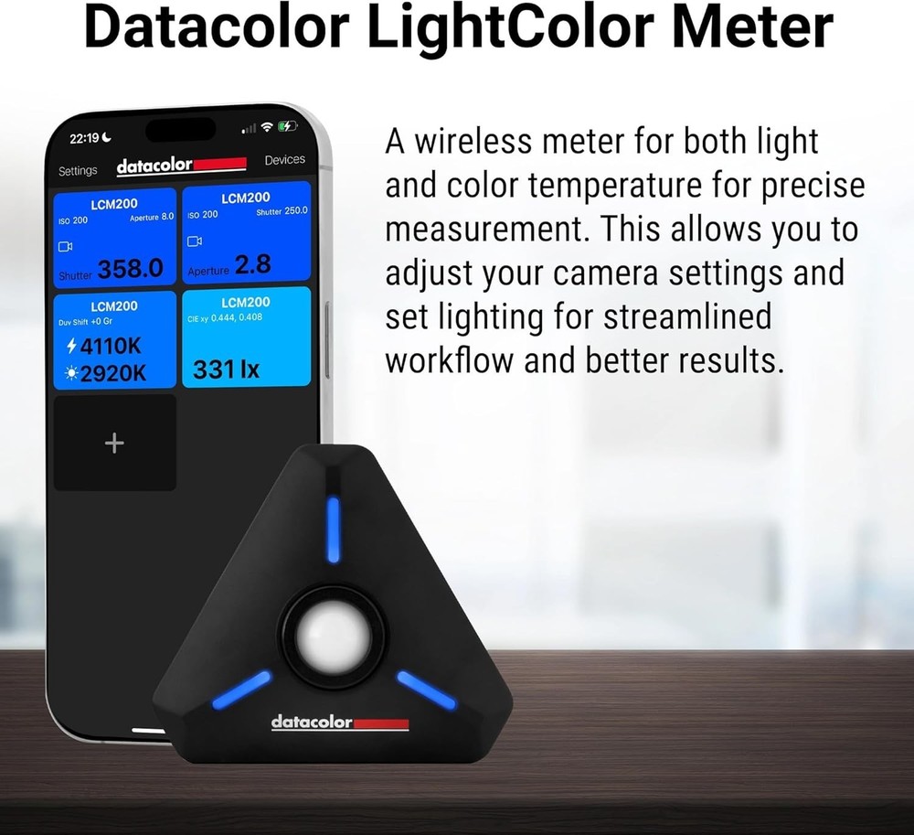 Multi-Functional LightColor Meter - Wireless App Integration for Filmmakers