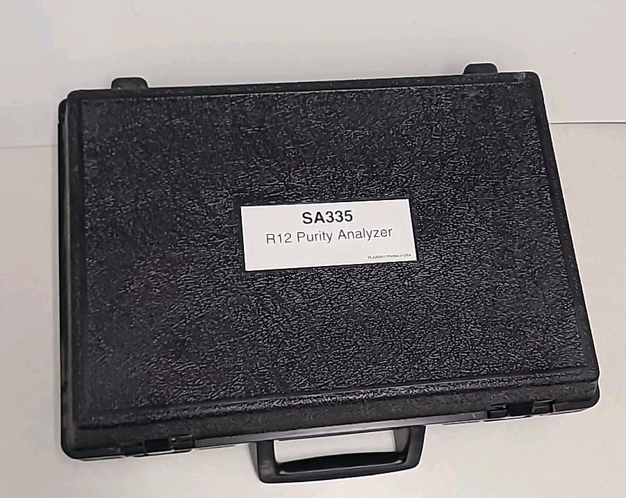 R12 Purity Analyzer Vintage Untested