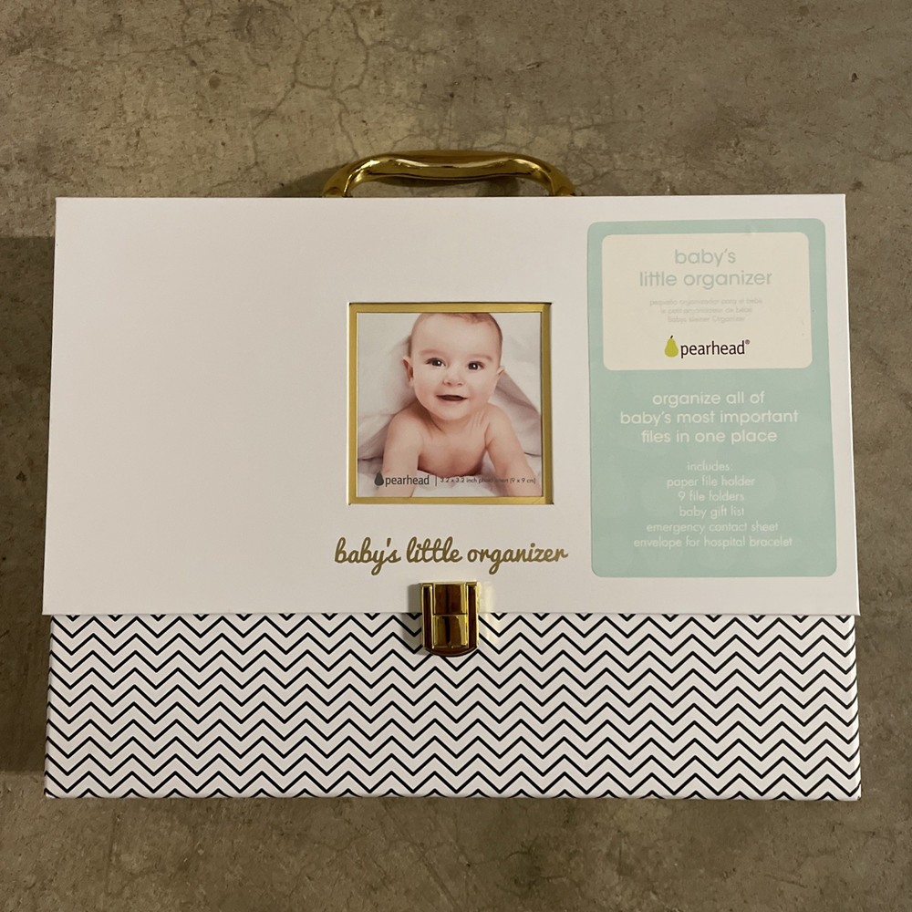 Pearhead baby briefcase and document organizer