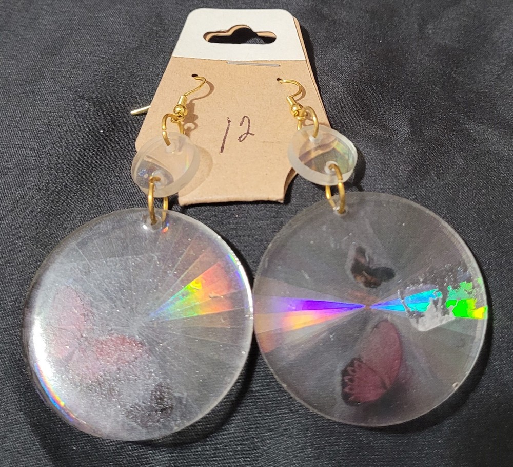 Handmade Epoxy Pierced Earrings