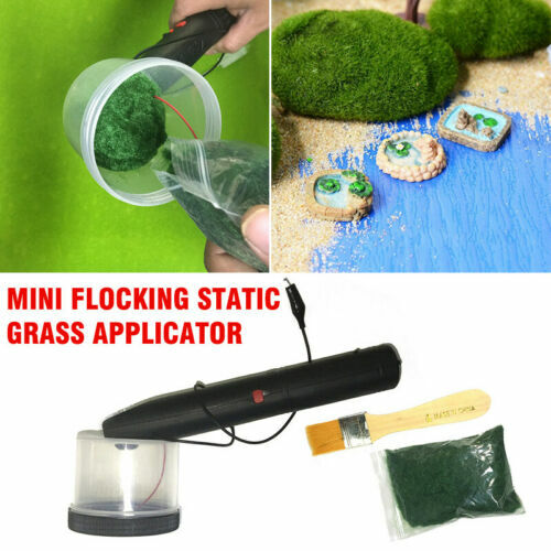 Mini Flocking Machine Static Grass Applicator Scenic Modelling Grass Master