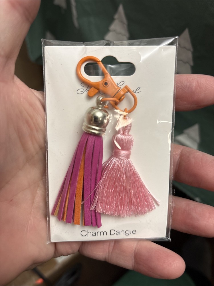 Ink & Barrel Bag Charm Dangle Accessory.