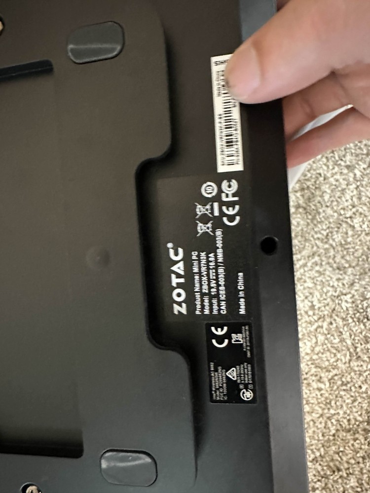 Zotac VR Go backpack pc. VR capable wearable PC