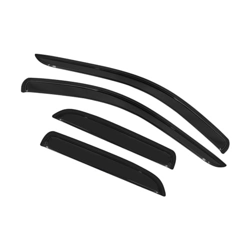 Tape On External Window Visor, Compatible with 2002-2009 Dodge Ram Quad Cab,