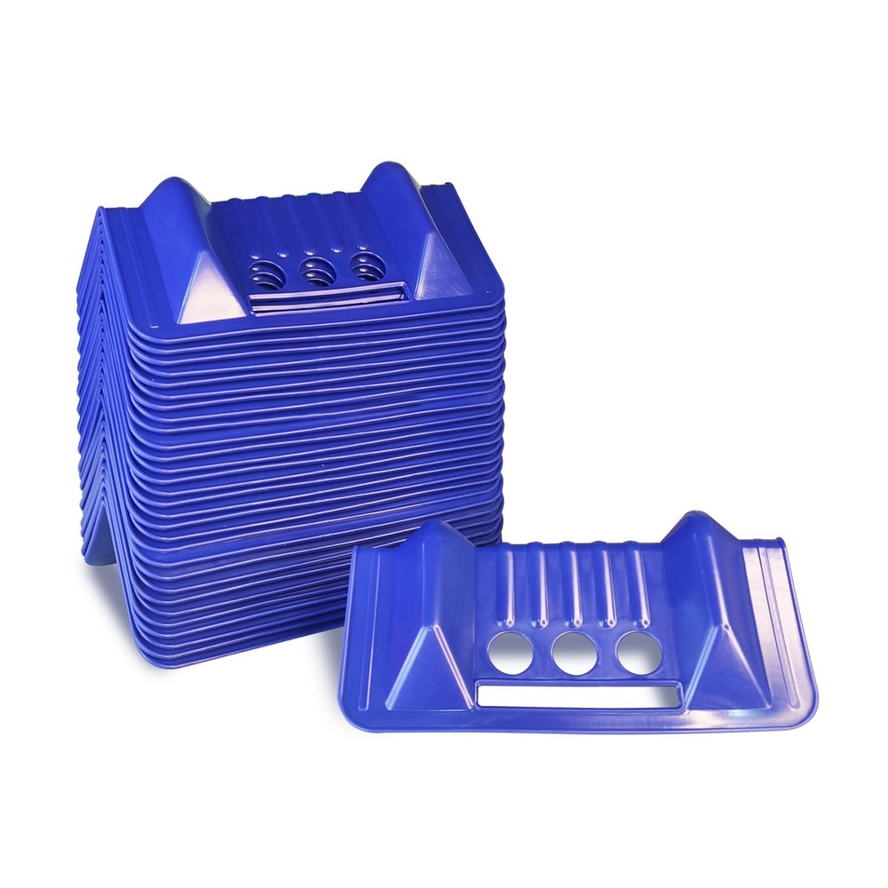 30Packs Flatbed Edge Protector, Cargo Corner Protects blue