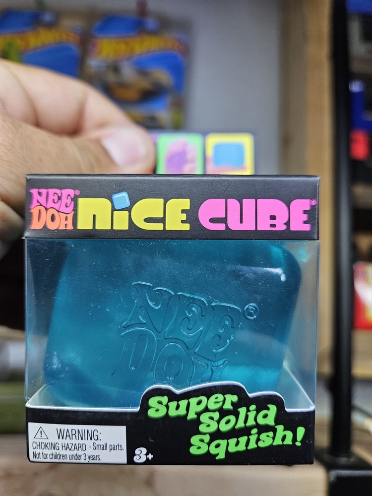 3 Nee Doh Nice Cube blue, Needoh Swirl X3