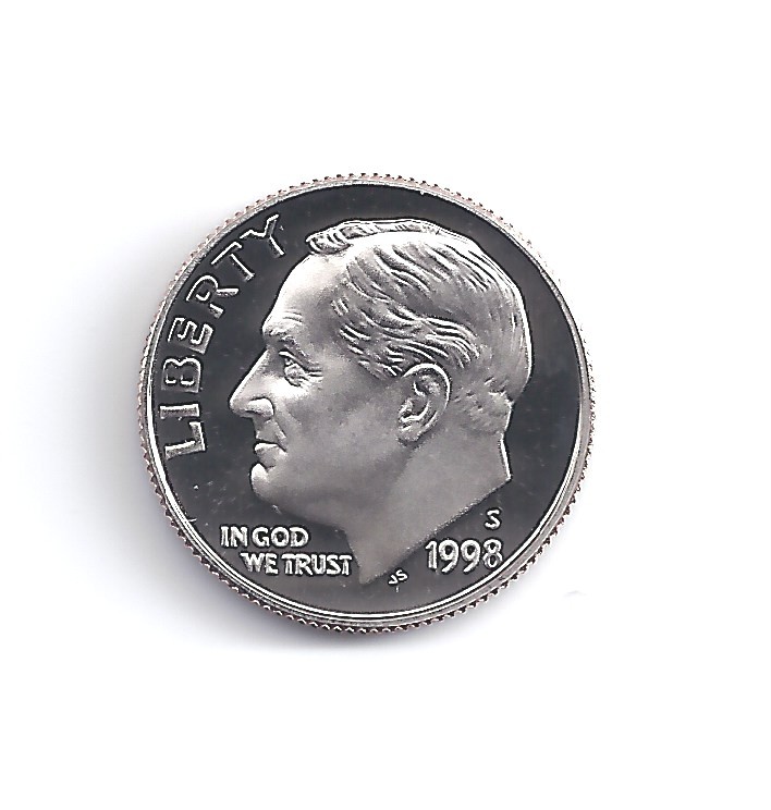 1998-S SILVER PROOF DIME