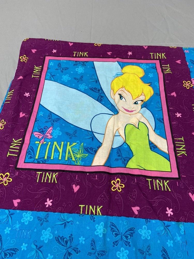 Tinkerbell Handmade Pillowcase Double Sided With Ruffle