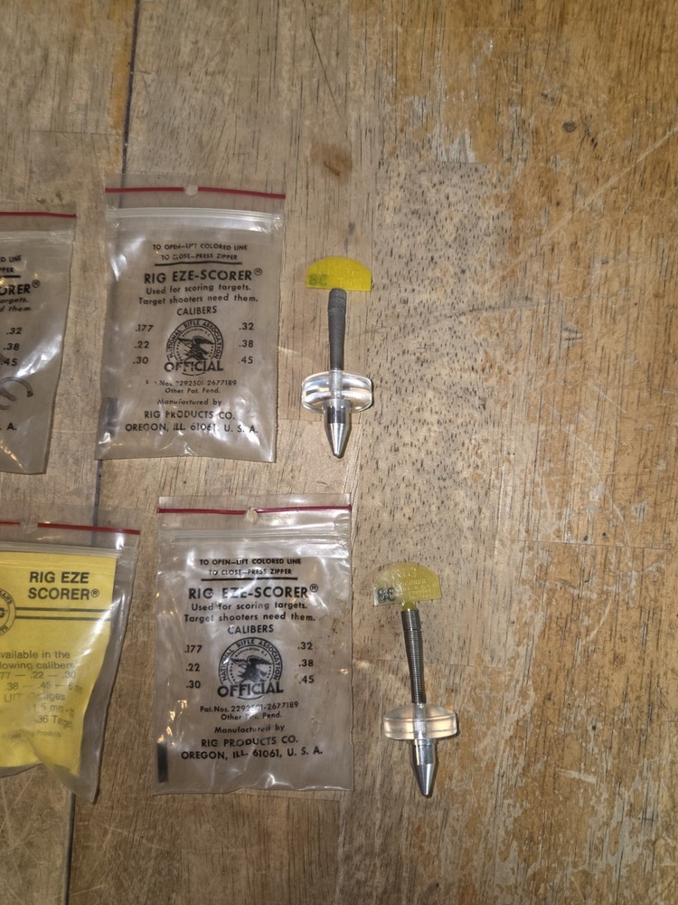 VINTAGE RIG EZE-SCORER 38 CALIBER TARGET PLUG OFFICIAL NRA