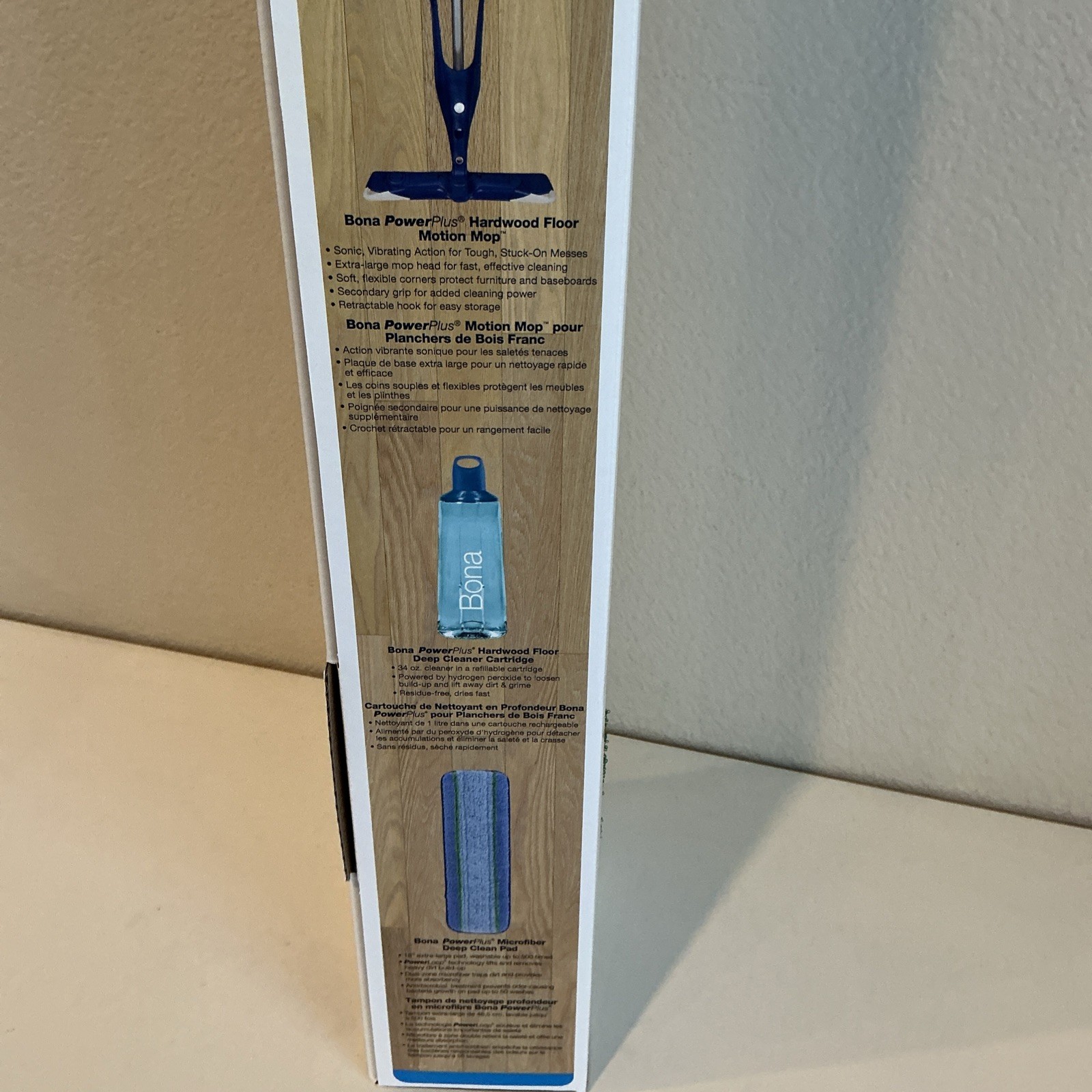 Bona PowerPlus Premium Motion Spray Mop for Hardwood Floors - Kit