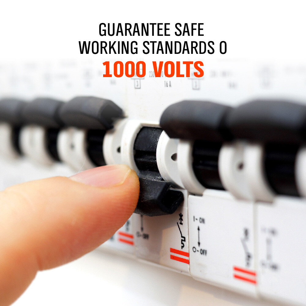 6pc Electrician's Insulated Magnetic Electrical Hand Screwdriver Tool Set New