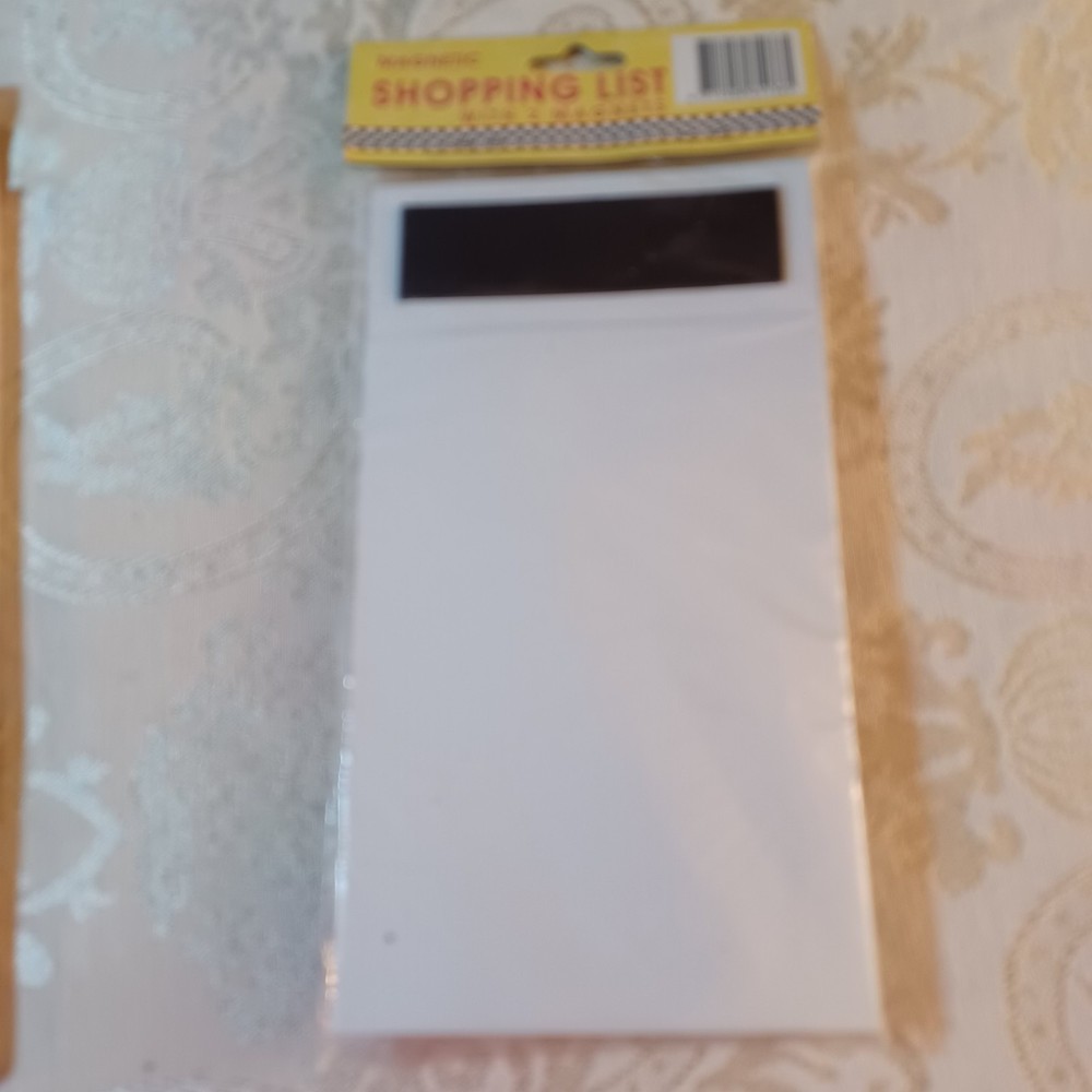 Magnetic Note Pad with Fridge Magnet Plus an Extra Note Pad