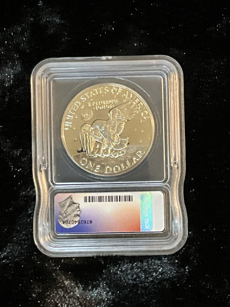 1973 S $1 Proof Eisenhower Silver Dollar ICG PR 69+DCAM