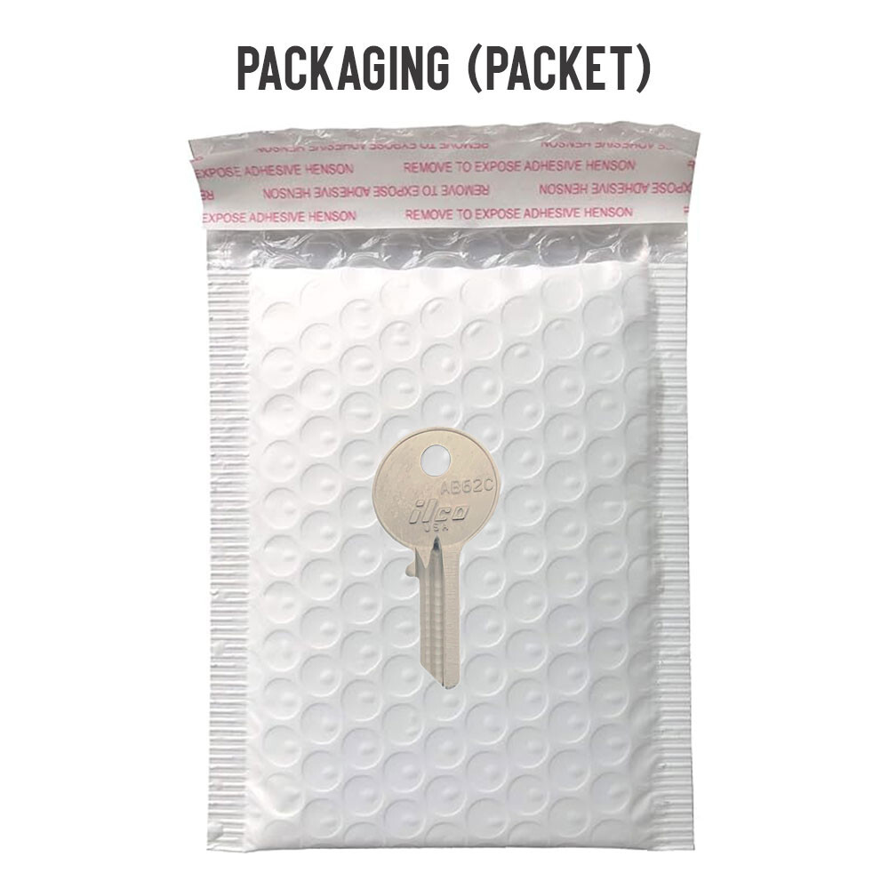 AB62C Key Blank Nickel