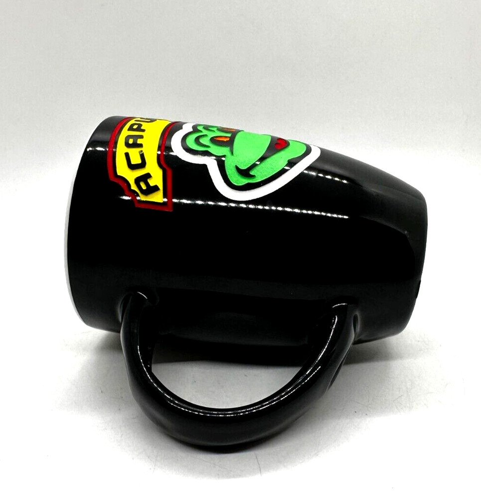 HTF Senor Frogs Acapulco Deep Etched & Painted Coffee Mug Cup