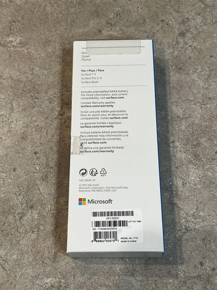 Microsoft Surface Pen - Silver - New In Box