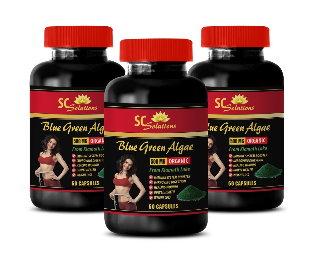 Wellness essentials - BLUE GREEN ALGAE 500MG 3B- Blue algae capsules