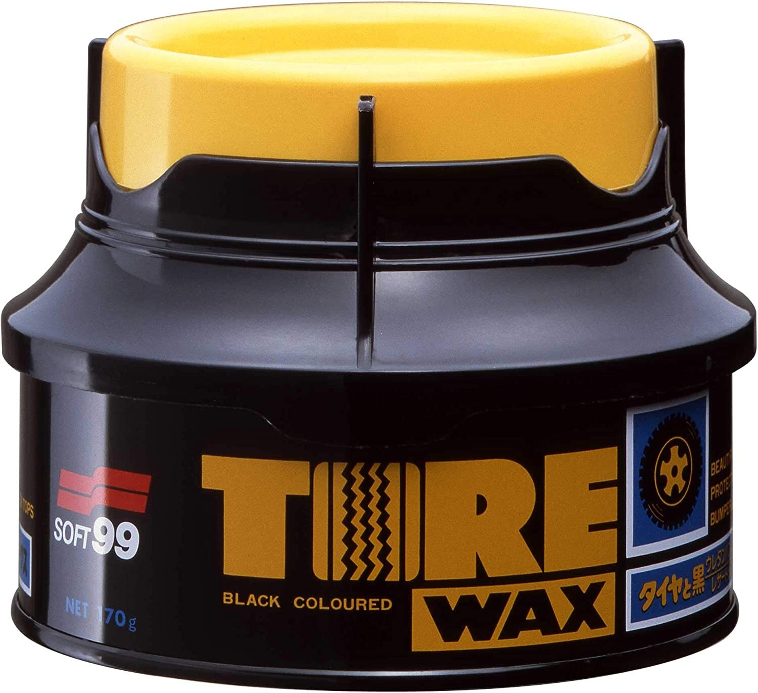 SOFT99 02015 TIRE BLACK WAX 170g paste wax From Japan