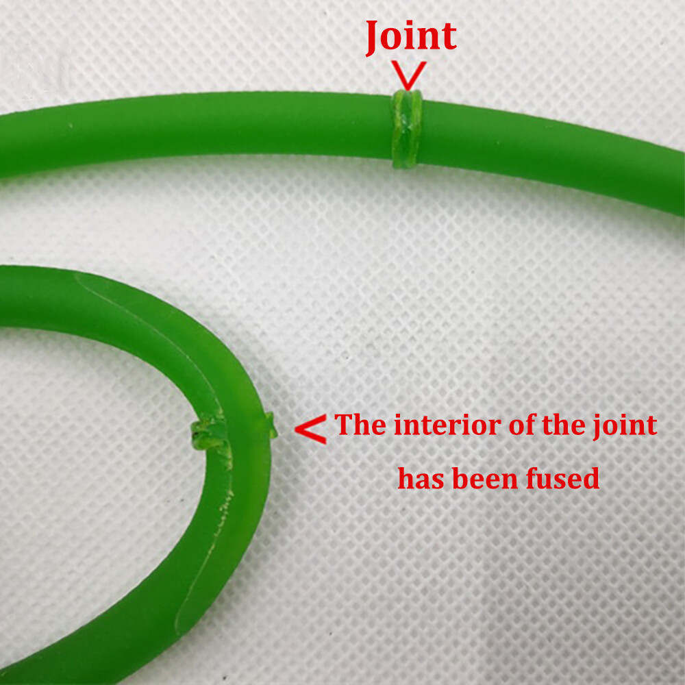 PU Green Solid Round Belt Polyurethane Close Loop Drive Belt Diameters1.5MM-18MM