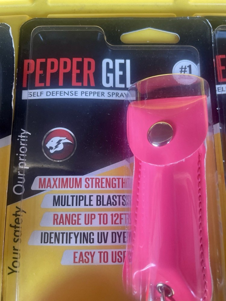 “Pink Pepper Gel” Key Ring