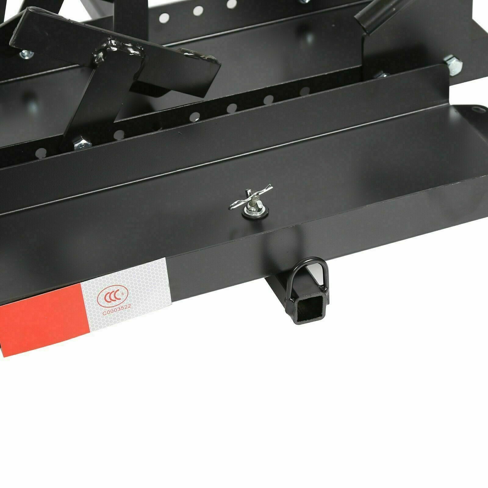 600 LBS Motorcycle Carrier Heavy Duty Dirt Bike Rack Hitch Mount Hauler w/ Ramp