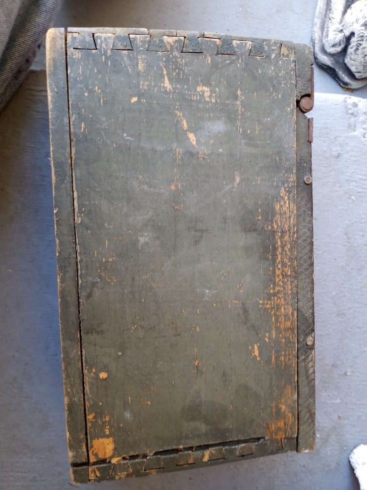 WW1 US ARMY OAK AMMO BOX