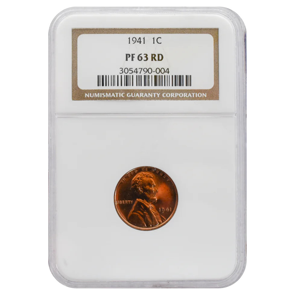 1941 Wheat Proof Cent PF63 RD NGC