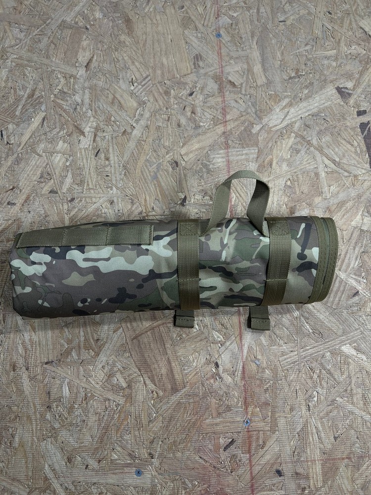 Tactical Multicam Roll Up Shooting Mat Waterproof Range Pad