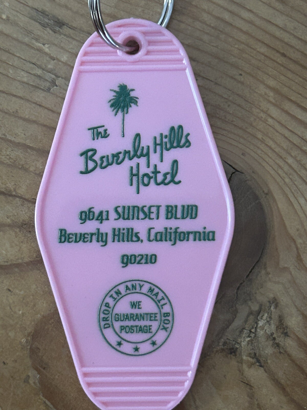 Pink Beverly Hills Hotel Keytag