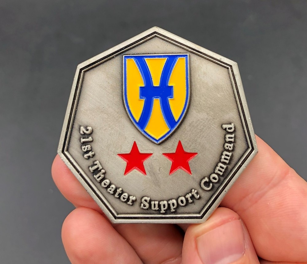 US Army 21st Theater Support Command Challenge Coin Challenge Token