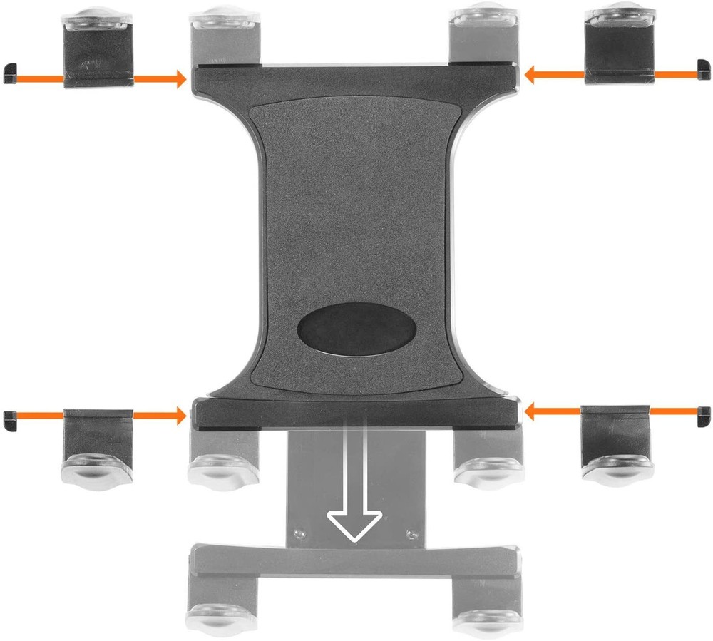 iBOLT Tabdock Slim Suction Cup Extender -Holder /Mount for Your Windshield , Das