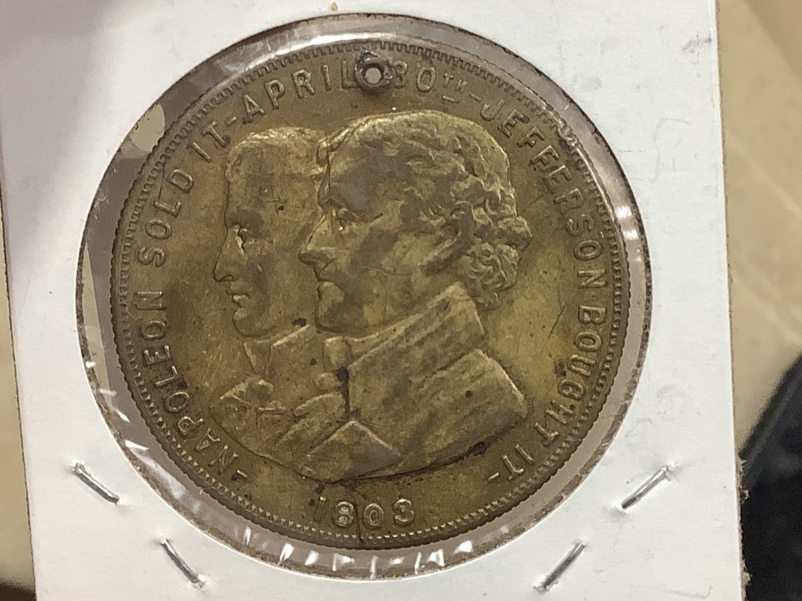 1903-4 MO HK-310 So Called Dollar *Neat* Good-Luck Dollar Louisana Purchase