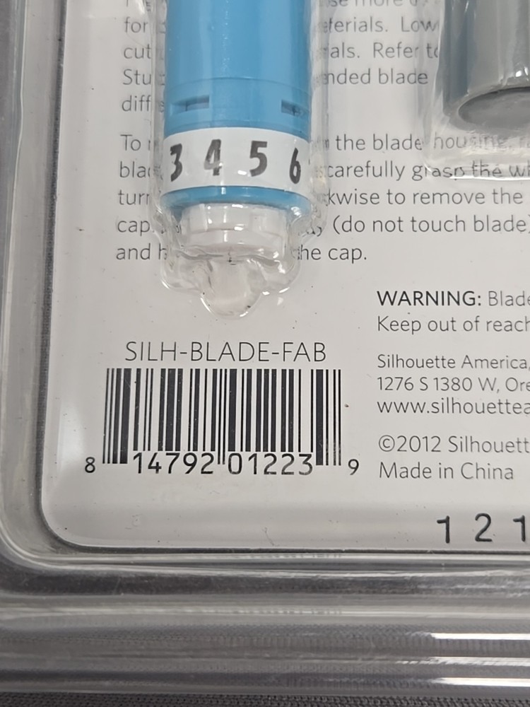 Lot 2 Silhouette Replacement Blads