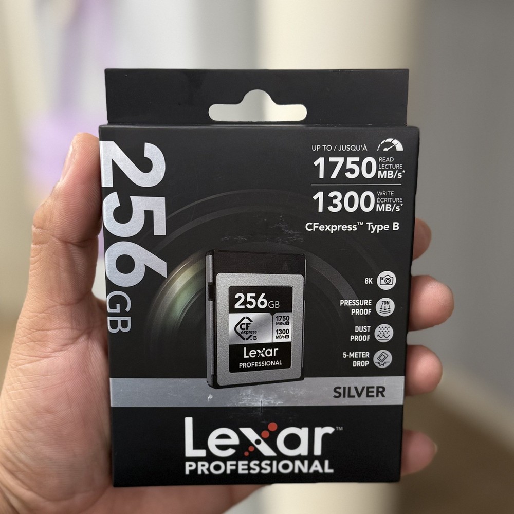 Lexar 256GB Professional CFexpress Type B Silver Series Memory Card