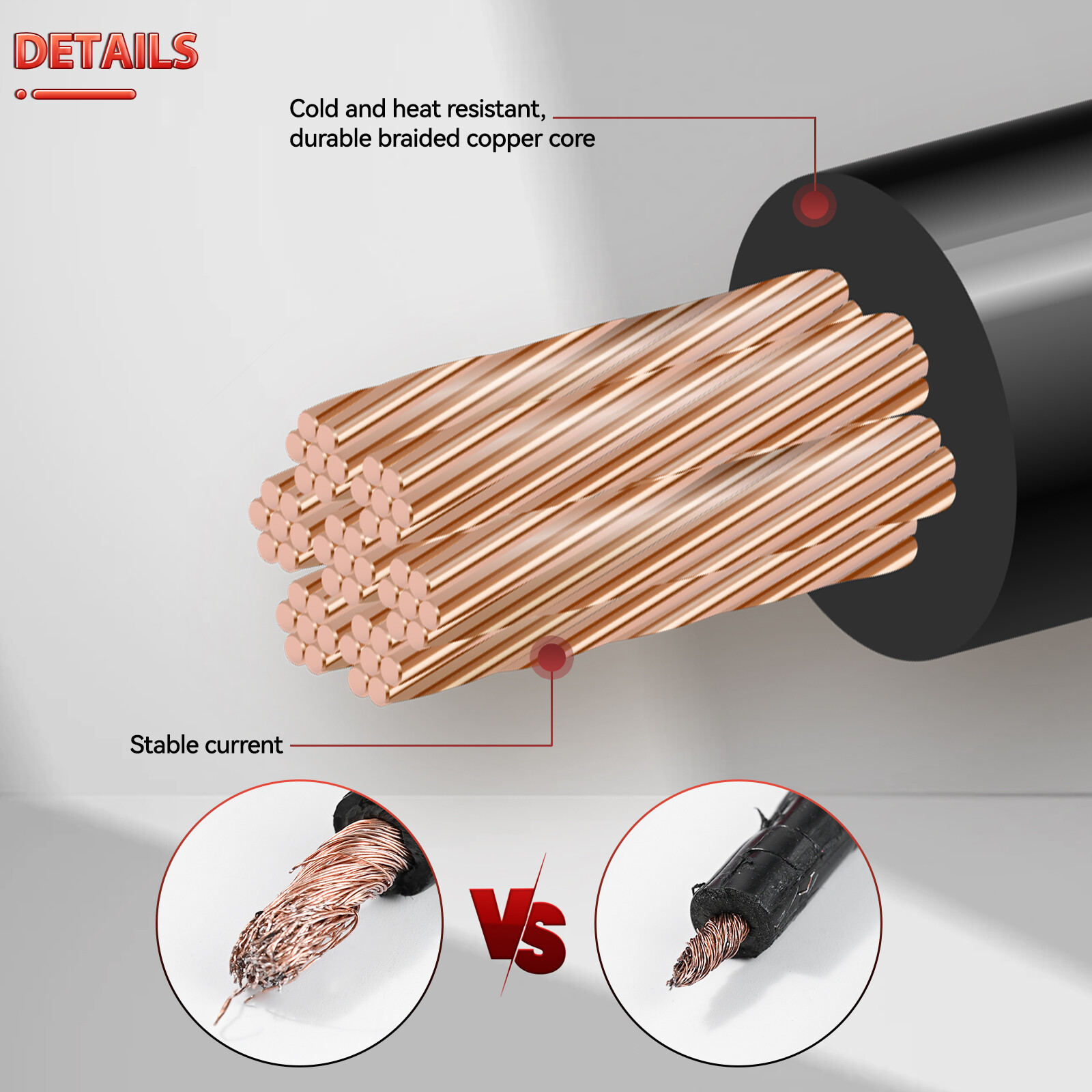 Commercial Grade Jumper Cable HEAVY DUTY Car Battery Booster Kit 4 2 GAUGE 20ft