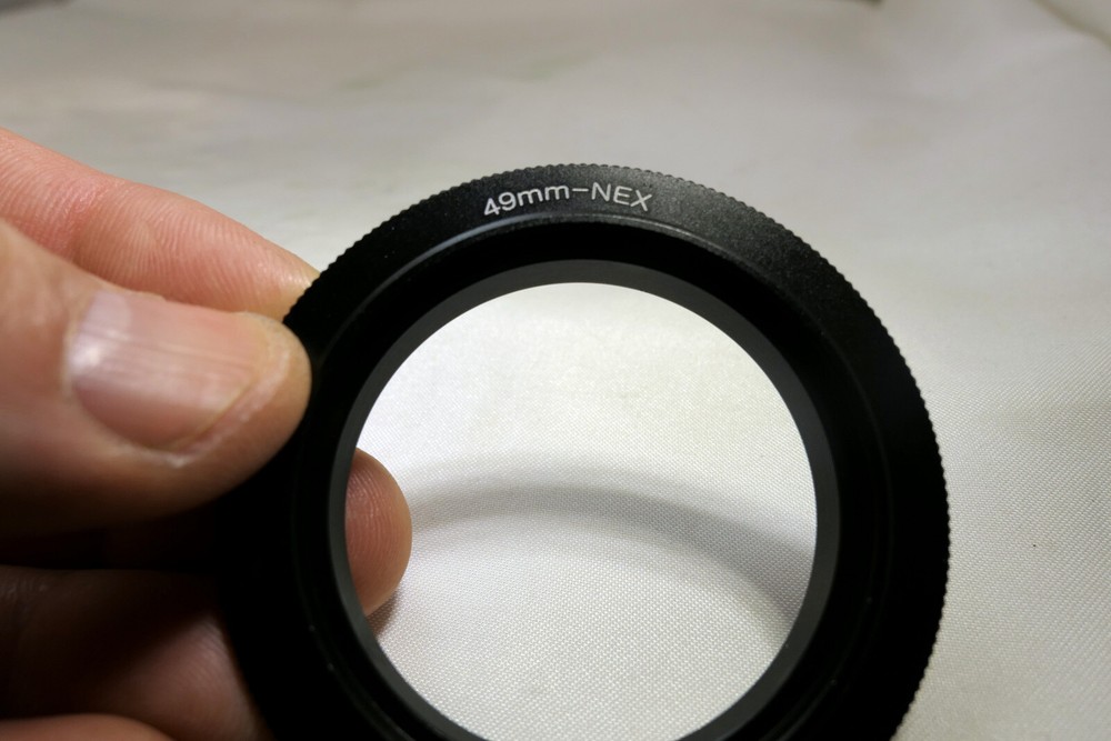 49mm Macro Close-Up Reverse Lens Adapter Ring For Sony E-Mount ILCE camera α6500