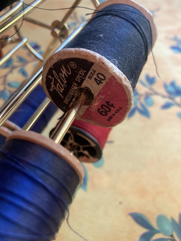 Vintage Thread Carousel With Vintage Thread