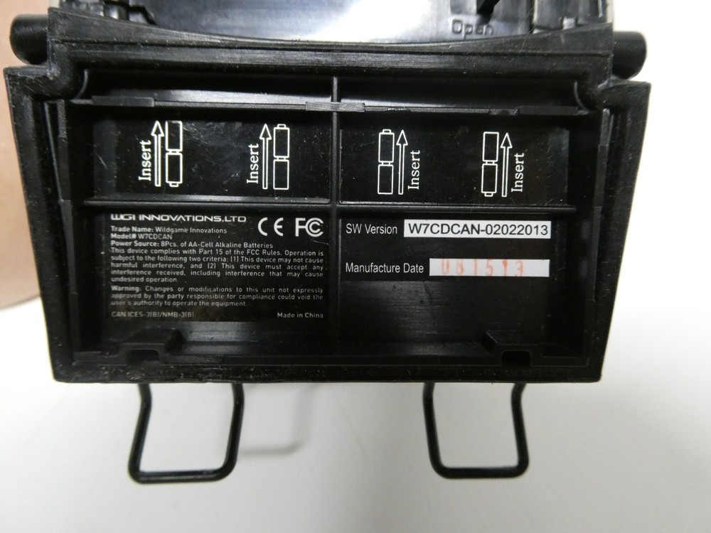 Wildgame Trail Digital Camera Model W7CDCAN Untested!