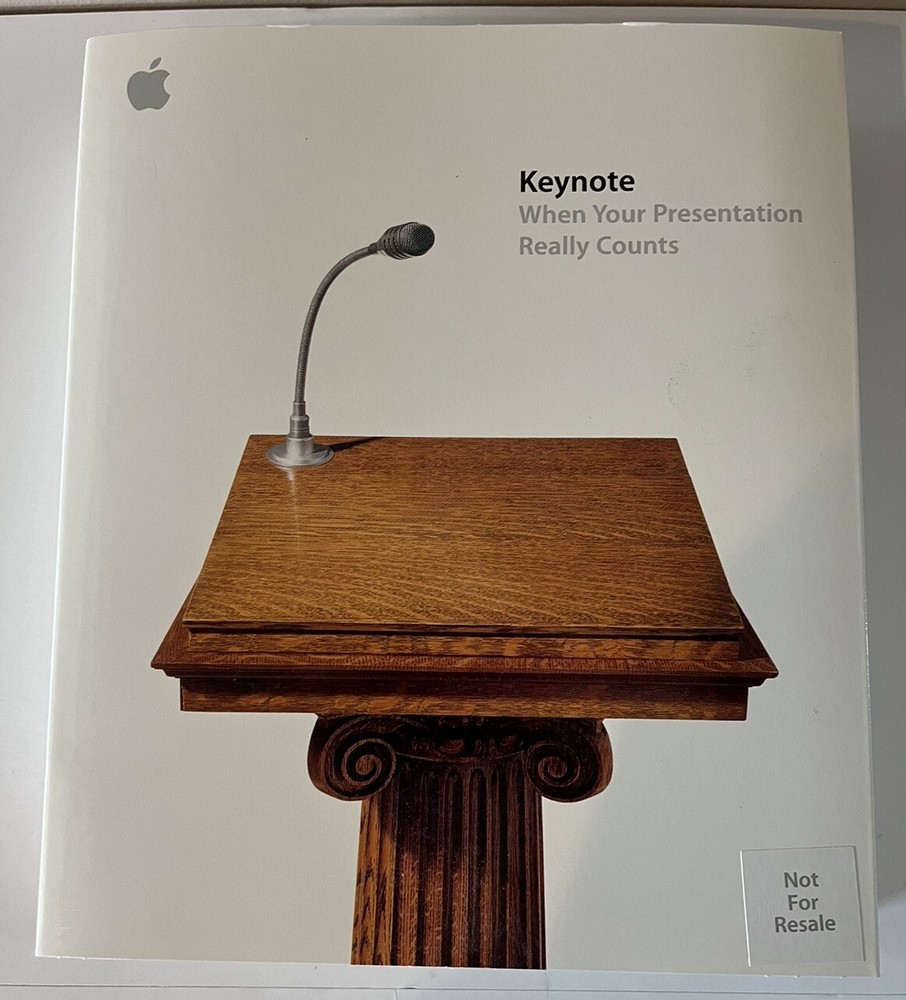 New Unopened Apple Presentation Software Keynote 2003 Mac M8822Z/A