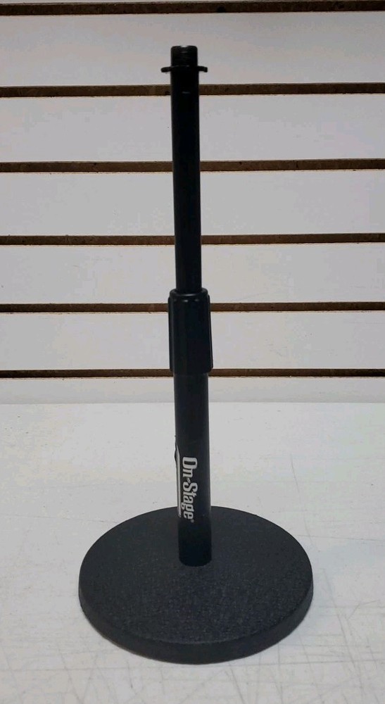 On Stage Adjustable Tabletop Microphone Stand & Wind Screen Bundle, Pre-Owned
