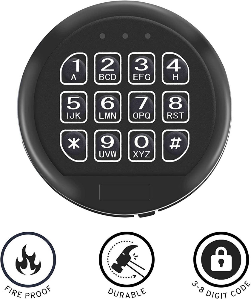 Gun Safe Lock Replacement Digital Keypad Electronic Safe Lock Gun Safe Box