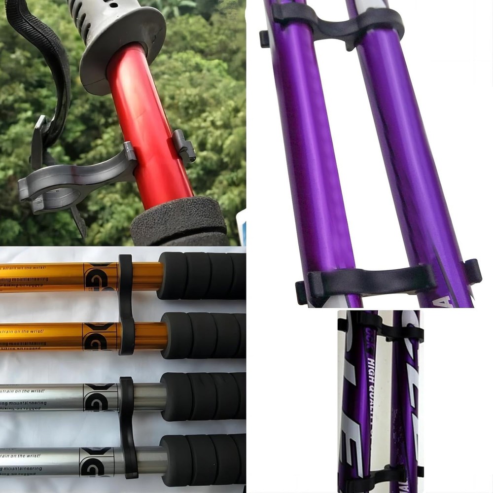 Durable Trekking Pole Tips Set with Snow & Mud Baskets for Ultimate Stability