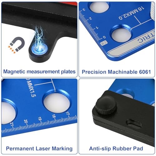 Detachable Magnetic Nut and Bolt Thread Checker, 20 Bolt Pro 20 Thread Checker