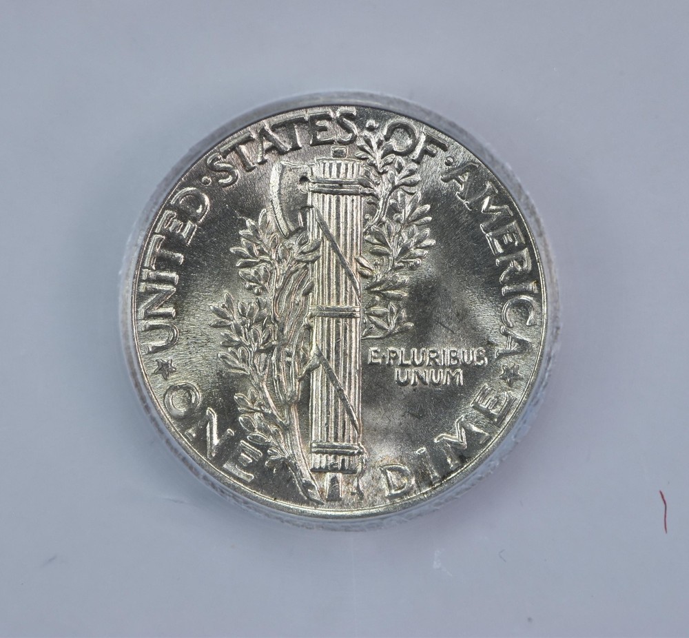1937 Mercury Dime MS64 FB ICG