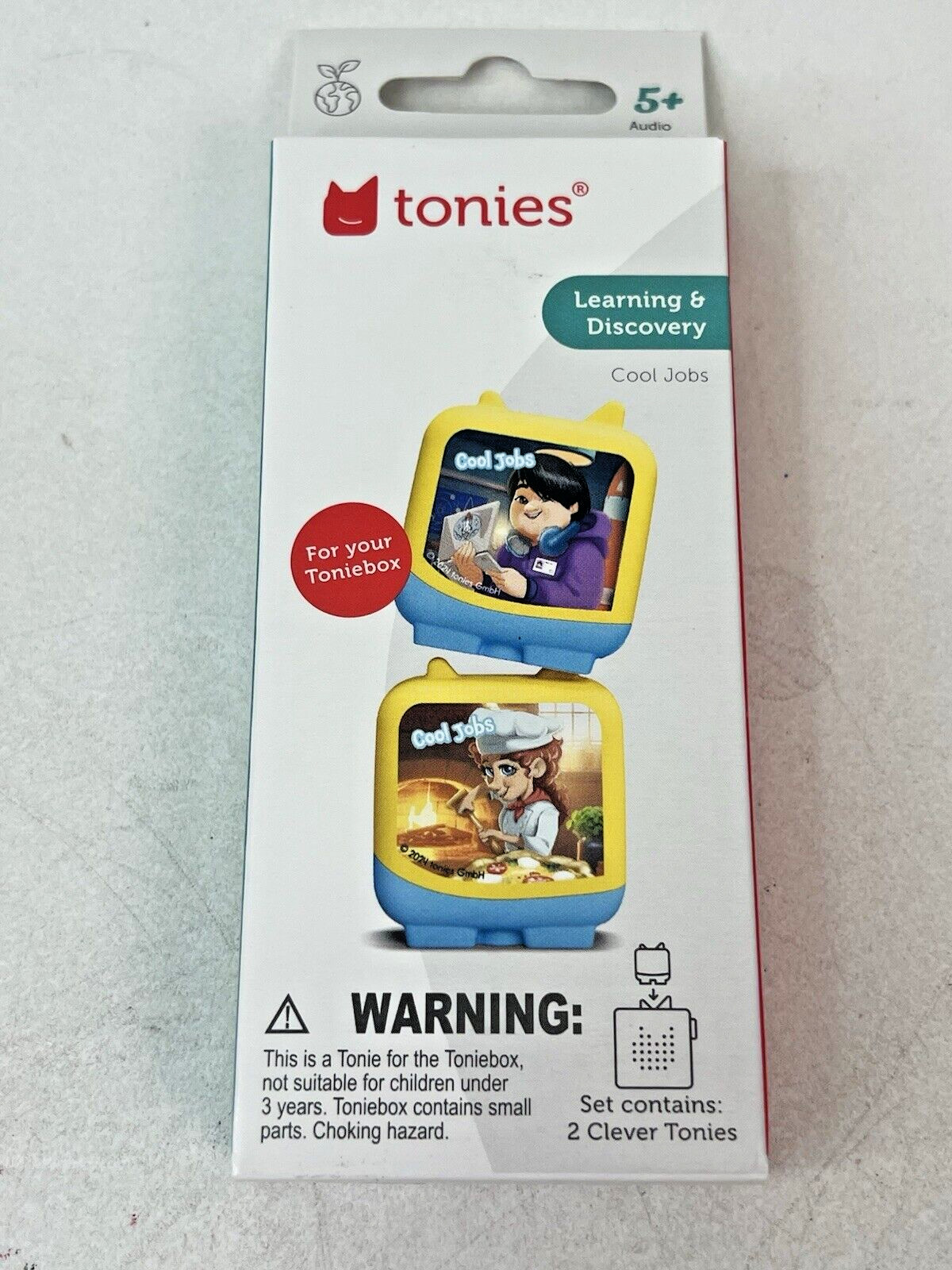 Clever Tonies Set: COOL JOBS Audio Characters Set Rocket Scientist, Pizza Maker