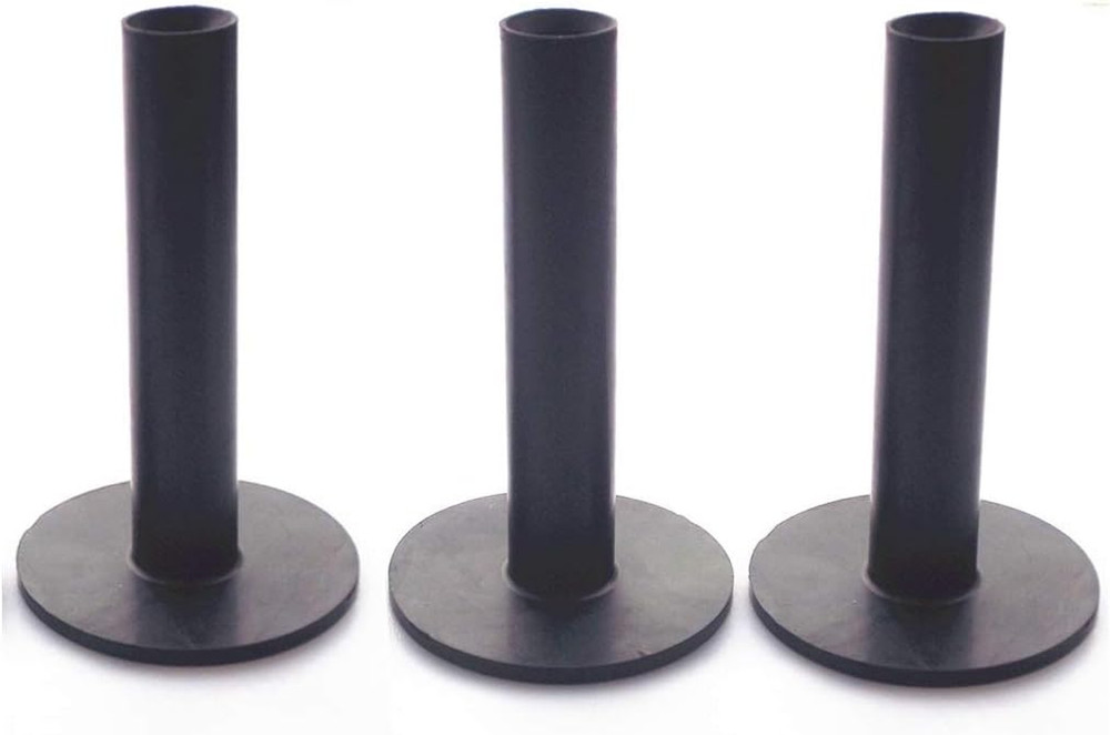 3-3/4" Rubber Golf Tees Black 3 Pack