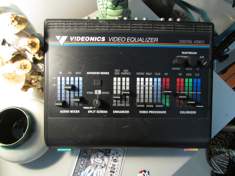 Videonics Video Equalizer Model VE-1A NTSC Audio Video Processor USEED WORKING