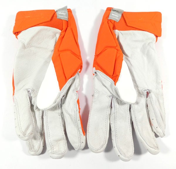 Adidas Freak AF0853 Miami Hurricanes Team Issued Football Gloves Size XXXL