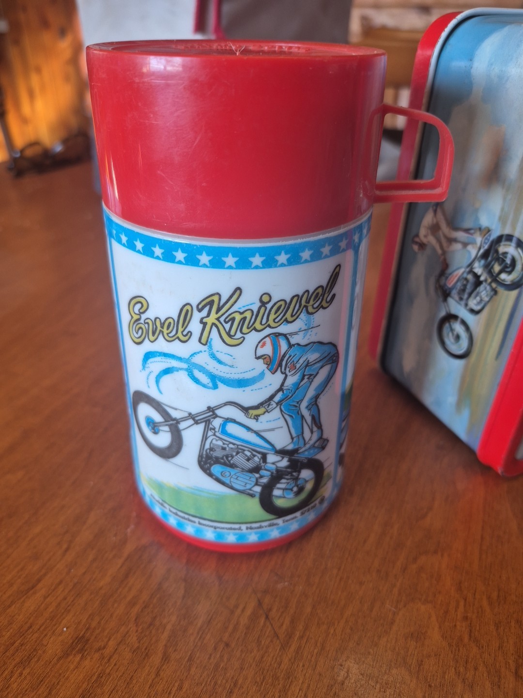1974 evel knievel lunch box
