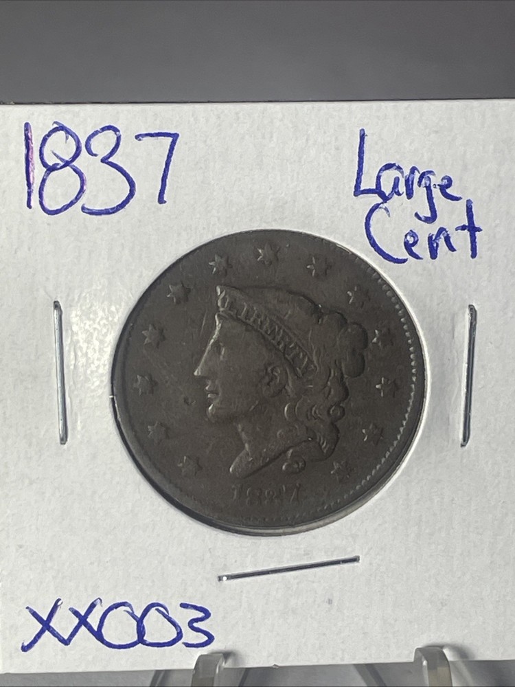 RARE 1837 LARGE CENT          XX003
